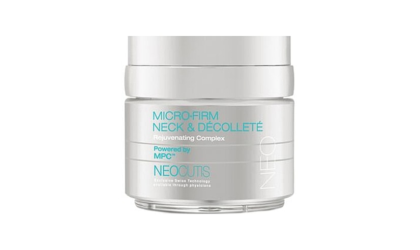Neck and décolleté rejuvenating cream jar